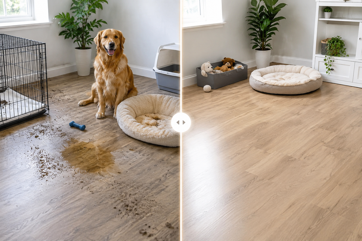 Pet deodorizing cleaning tablets